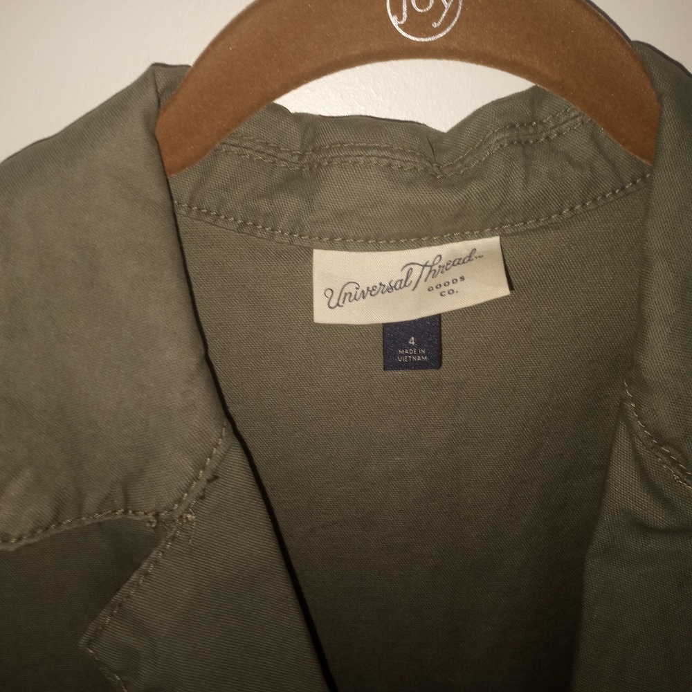 Merona Green Khaki Boiler Jumpsuit size 4